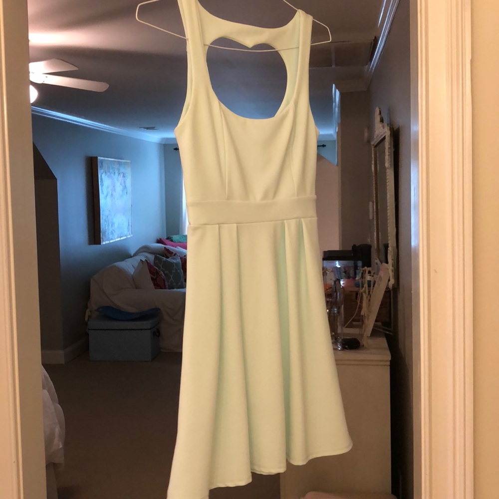 Seafoam green boutique dress